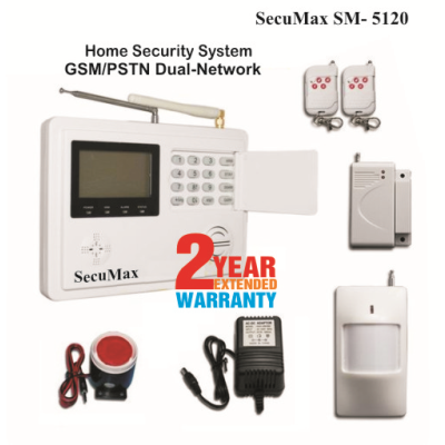 Trung tâm báo trộm dùng SIM và line Secumax SM- 5120